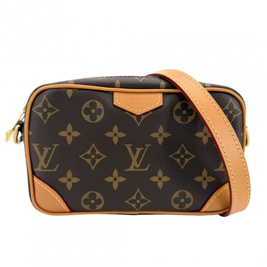 LOUIS VUITTON ルイヴィトン ショルダーバッグ モノグラムアーカイブ トロカデロ ウェアラブル ウォレット M14058 ブラウン 茶 ゴールド金具 メンズ【中古品】