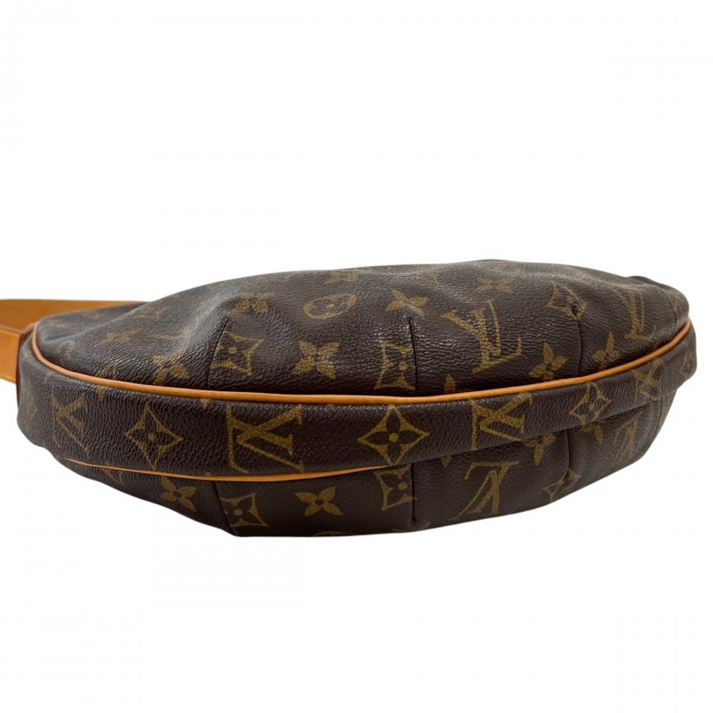 LOUIS VUITTON ルイヴィトン ショルダーバッグ クロワッサンMM ワンショルダー M51512 モノグラムキャンバス ブラウン 茶 ゴールド金具 レディース【中古品】