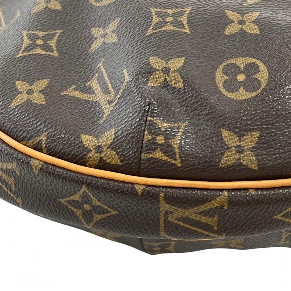 LOUIS VUITTON ルイヴィトン ショルダーバッグ クロワッサンMM ワンショルダー M51512 モノグラムキャンバス ブラウン 茶 ゴールド金具 レディース【中古品】