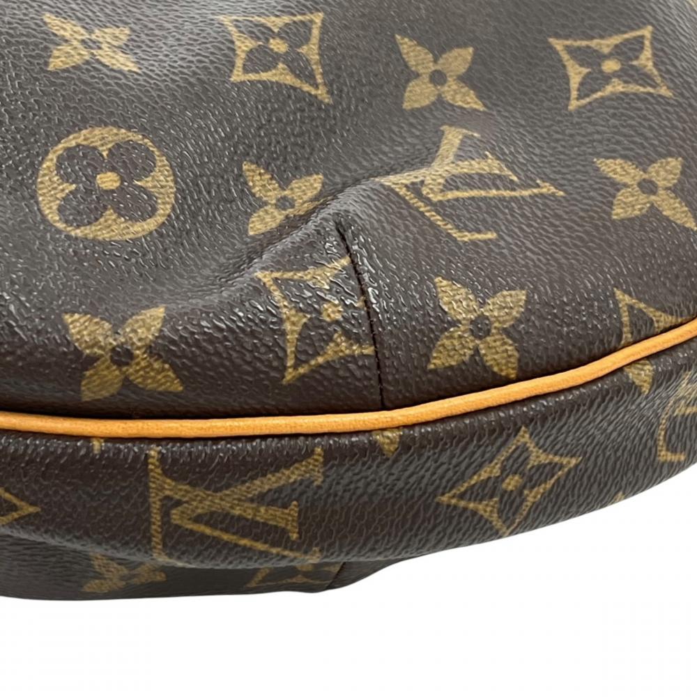 LOUIS VUITTON ルイヴィトン ショルダーバッグ クロワッサンMM ワンショルダー M51512 モノグラムキャンバス ブラウン 茶 ゴールド金具 レディース【中古品】