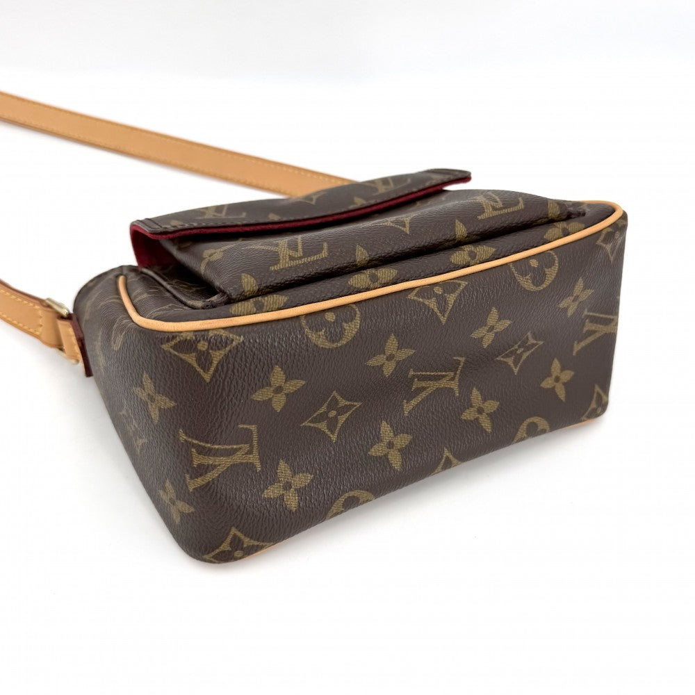 LOUIS VUITTON ルイヴィトン ショルダーバッグ モノグラム ヴィバシテPM ポシェット Vivacite PM かばん 鞄 M51165 ブラウン 茶 ゴールド金具 レディース【中古品】