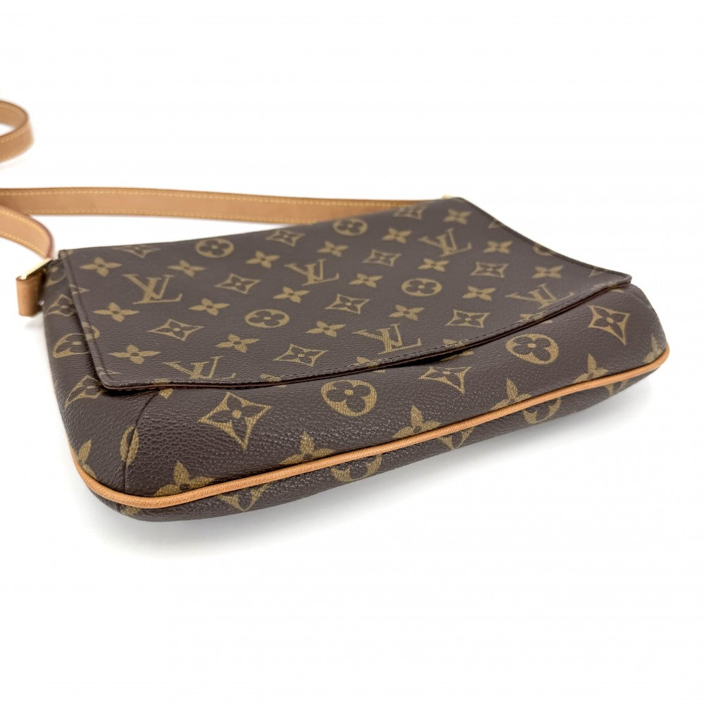 LOUIS VUITTON ルイヴィトン ショルダーバッグ ミュゼットタンゴ ロングショルダー ブラウン M51388 モノグラムキャンバス ゴールド金具 レディース【中古品】