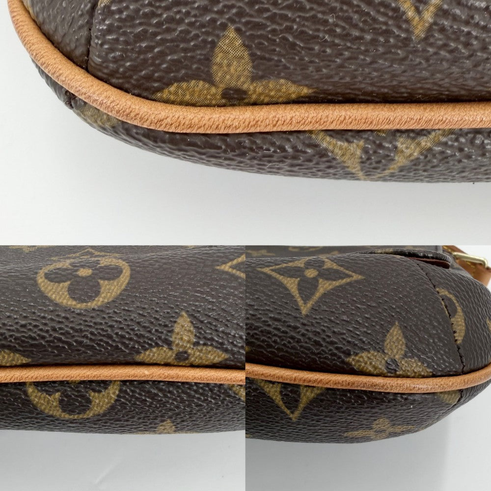 LOUIS VUITTON ルイヴィトン ショルダーバッグ ミュゼットタンゴ ロングショルダー ブラウン M51388 モノグラムキャンバス ゴールド金具 レディース【中古品】