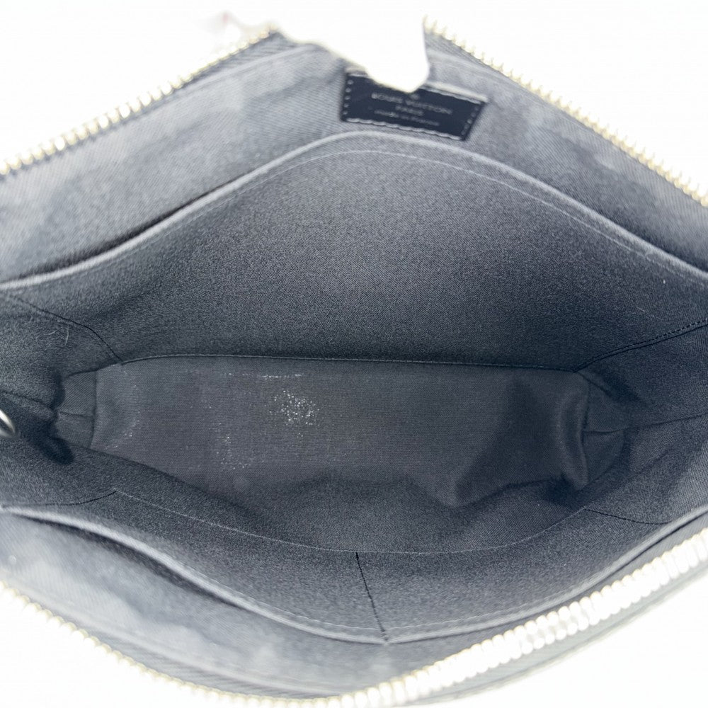 LOUIS VUITTON ルイヴィトン ショルダーバッグ ダミエグラフィット ミックPM N41211 ブラック 黒 シルバー金具 メンズ【中古品】