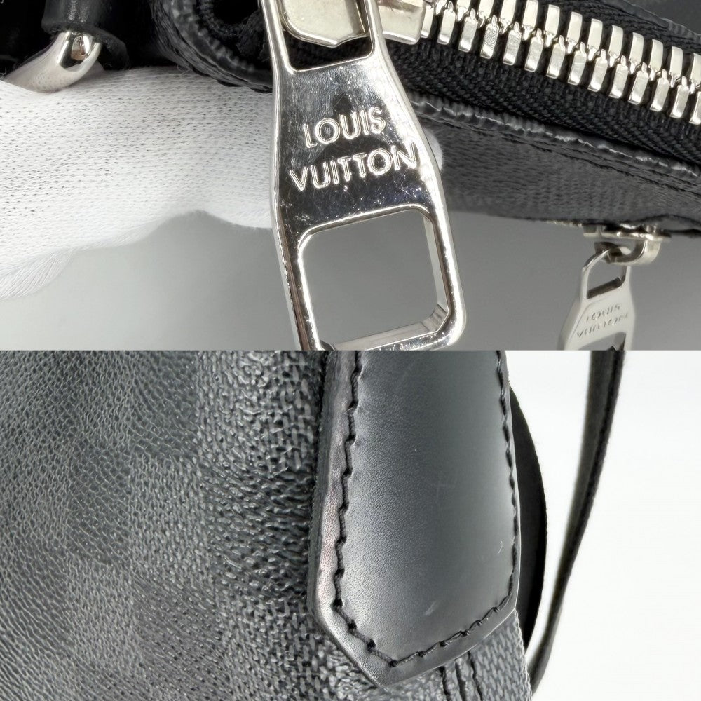 LOUIS VUITTON ルイヴィトン ショルダーバッグ ダミエグラフィット ミックPM N41211 ブラック 黒 シルバー金具 メンズ【中古品】
