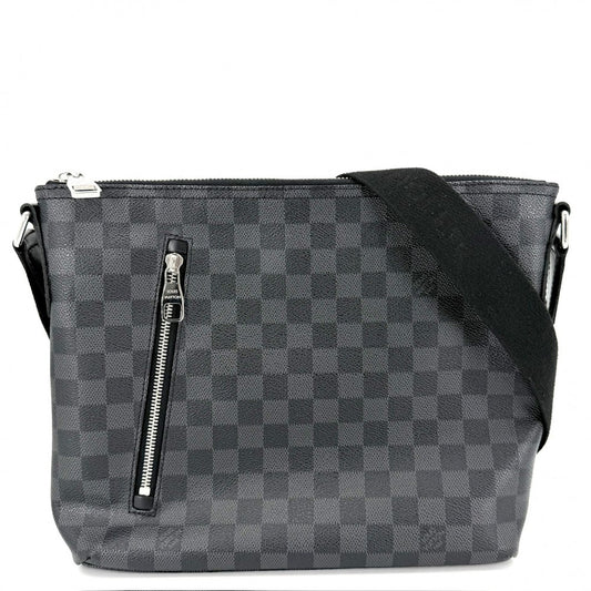 LOUIS VUITTON ルイヴィトン ショルダーバッグ ダミエグラフィット ミックPM N41211 ブラック 黒 シルバー金具 メンズ【中古品】