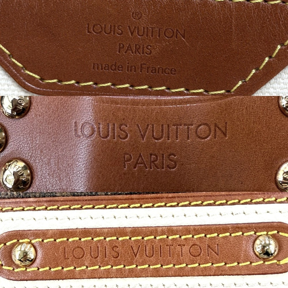 LOUIS VUITTON ルイヴィトン ハンドバッグ モノグラムティセ サックレイユールPM トートバッグ M56386 ブラウン 茶 ゴールド金具 レディース【中古品】