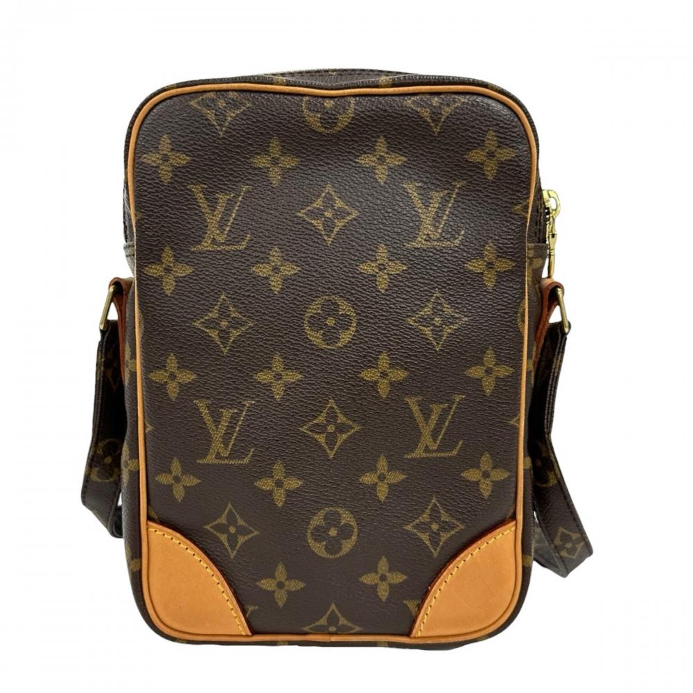 LOUIS VUITTON ルイヴィトン ショルダーバッグ アマゾン M45236 モノグラムキャンバス ブラウン 茶 ゴールド金具 レディース【中古品】
