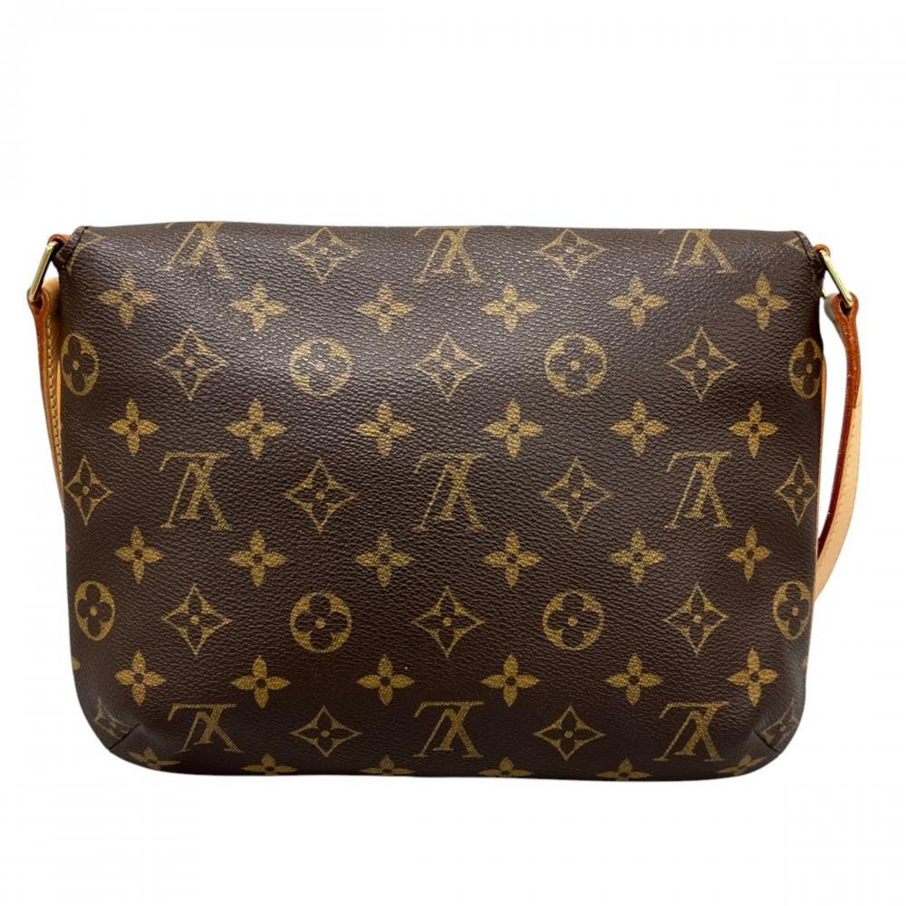 LOUIS VUITTON ルイヴィトン ショルダーバッグ ミュゼット・タンゴ ロング M51388 モノグラムキャンバス ブラウン 茶 ゴールド金具 レディース【中古品】