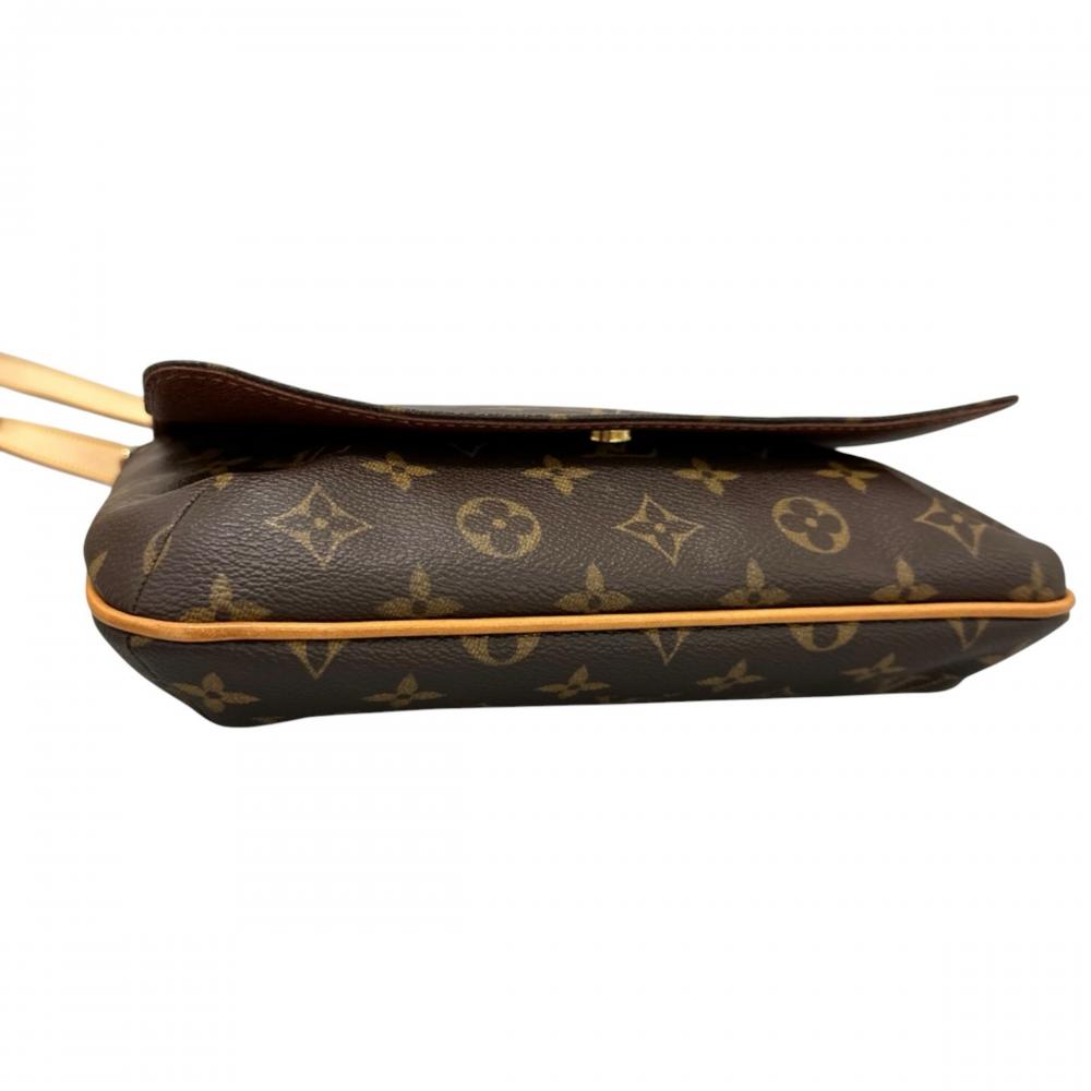 LOUIS VUITTON ルイヴィトン ショルダーバッグ ミュゼット・タンゴ ロング M51388 モノグラムキャンバス ブラウン 茶 ゴールド金具 レディース【中古品】