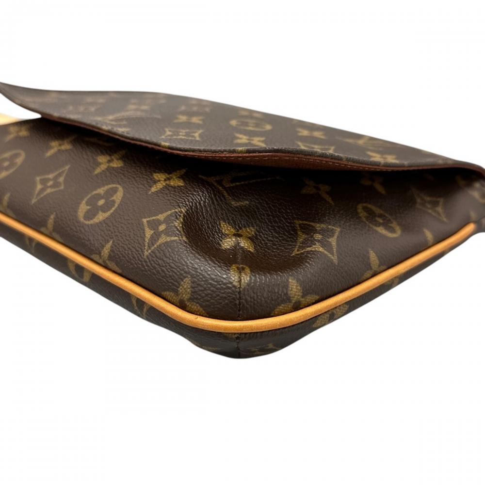 LOUIS VUITTON ルイヴィトン ショルダーバッグ ミュゼット・タンゴ ロング M51388 モノグラムキャンバス ブラウン 茶 ゴールド金具 レディース【中古品】