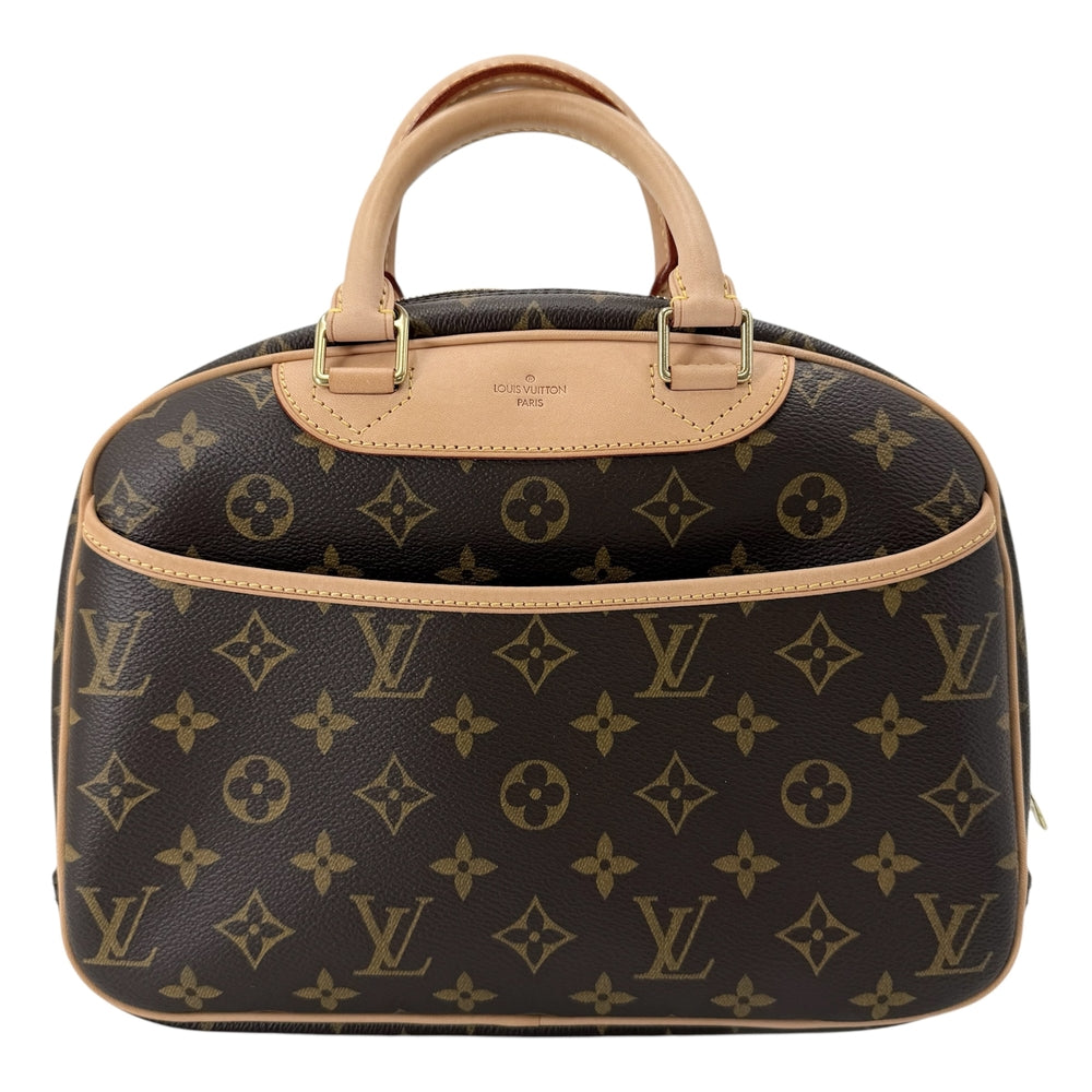 LOUIS VUITTON ルイヴィトン ハンドバッグ モノグラム トゥルービル Trueville M42228 ブラウン 茶 ゴールド金具 レディース【中古品】