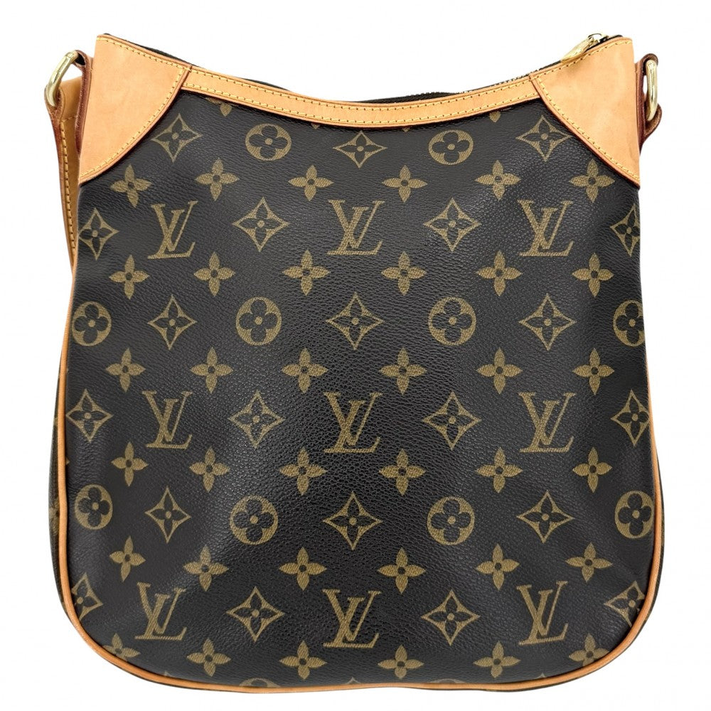 【開店SALE】 LOUIS VUITTON ルイヴィトン ショルダーバッグ オデオンPM Odeon PM M56390 モノグラムキャンバス ブラウン 茶 ゴールド金具 レディース【中古品】