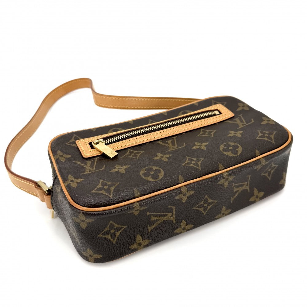 【開店SALE】 LOUIS VUITTON ルイヴィトン ショルダーバッグ モノグラム ポシェット・シテ M51183 ブラウン 茶 ゴールド金具 レディース【中古品】