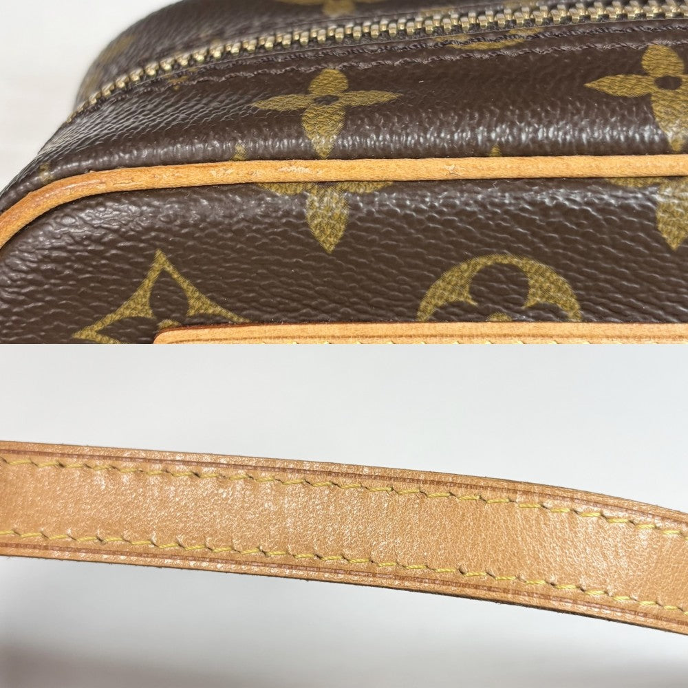 【開店SALE】 LOUIS VUITTON ルイヴィトン ショルダーバッグ モノグラム ポシェット・シテ M51183 ブラウン 茶 ゴールド金具 レディース【中古品】