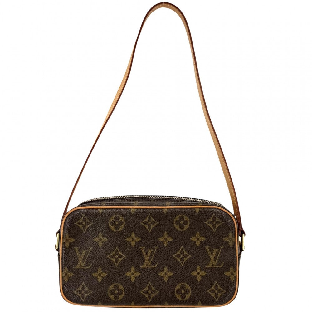 【開店SALE】 LOUIS VUITTON ルイヴィトン ショルダーバッグ モノグラム ポシェット・シテ M51183 ブラウン 茶 ゴールド金具 レディース【中古品】