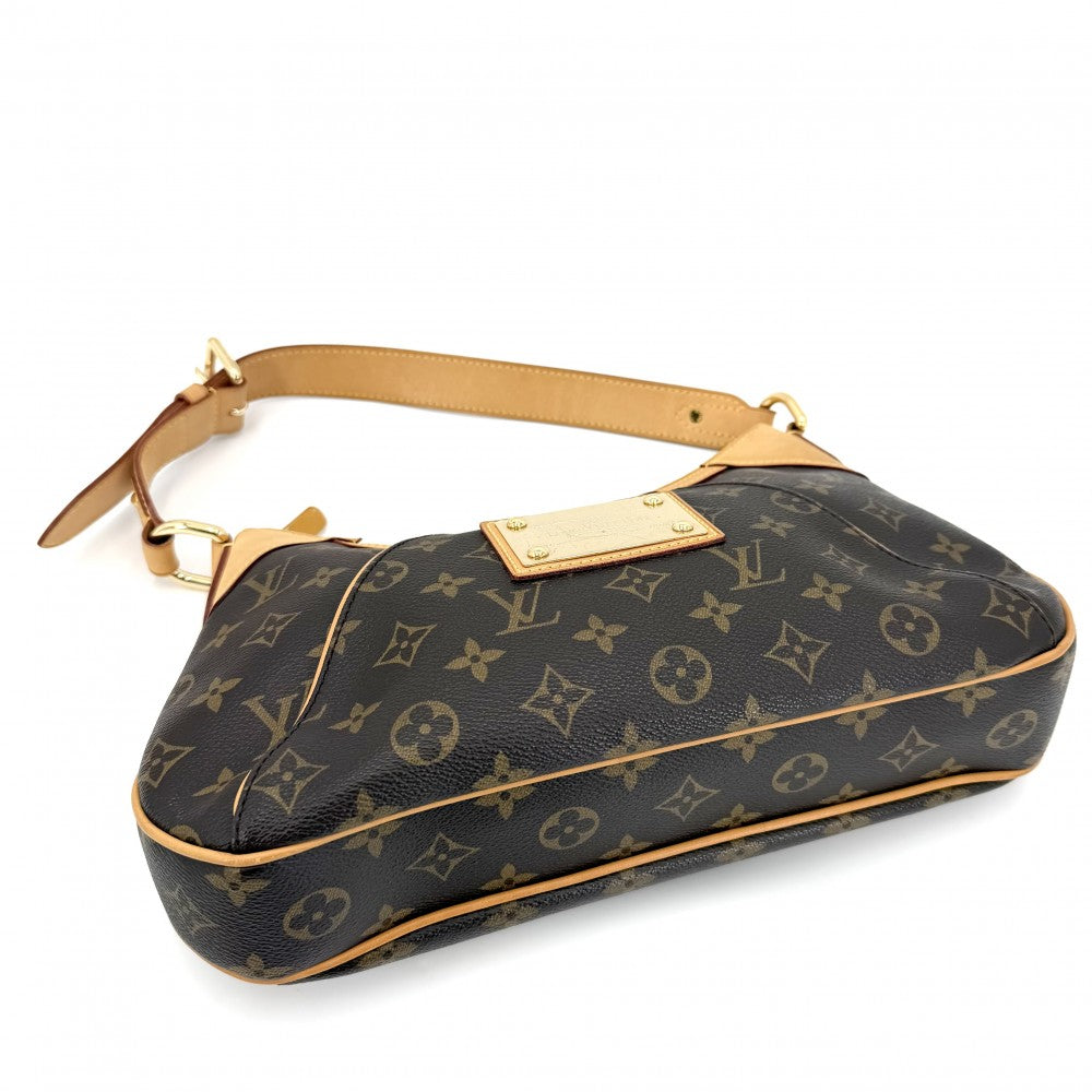 【開店SALE】 LOUIS VUITTON ルイヴィトン ハンドバッグ モノグラム テムズPM セミショルダーバッグ M56384 ブラウン 茶 ゴールド金具 レディース【中古品】