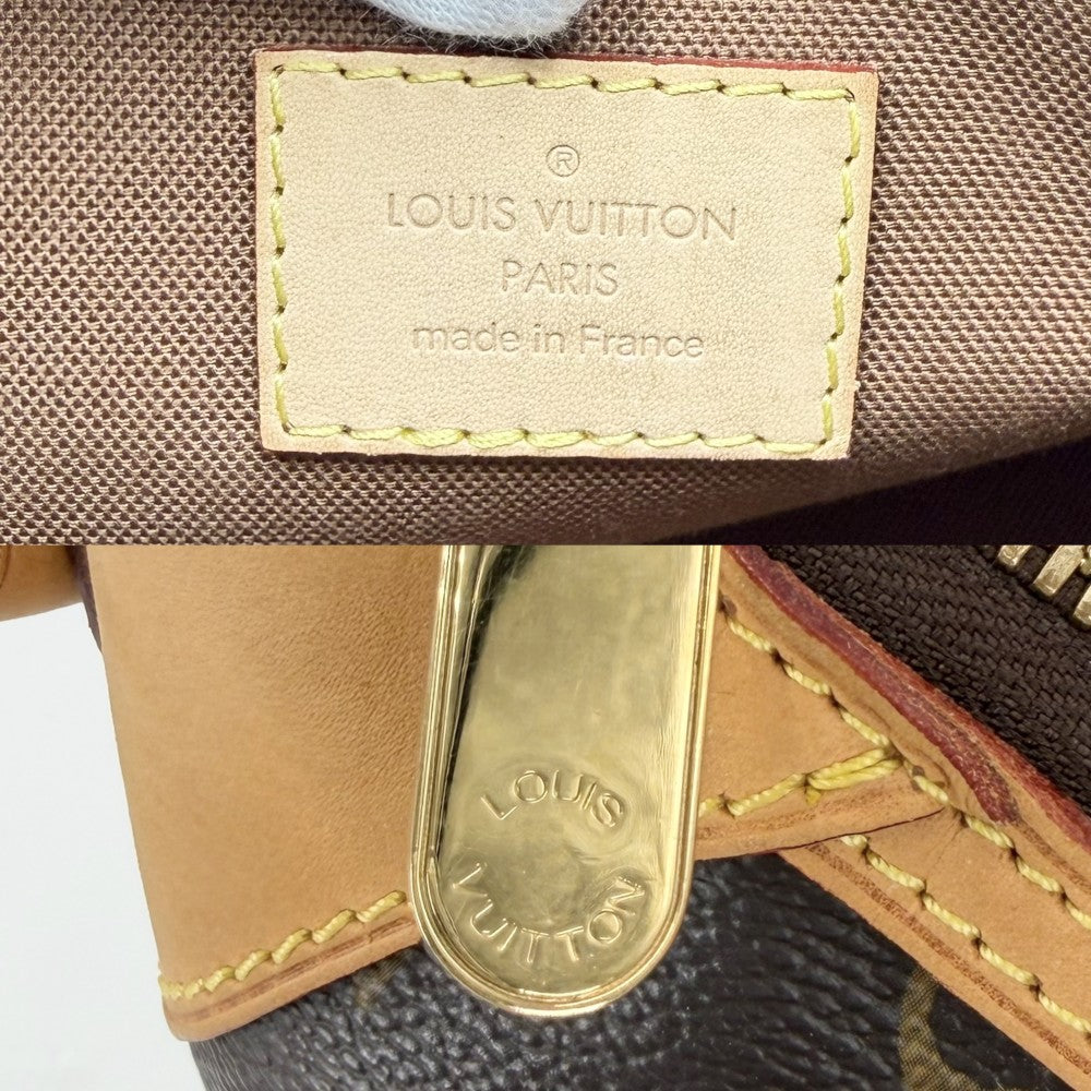 【開店SALE】 LOUIS VUITTON ルイヴィトン ハンドバッグ モノグラム テムズPM セミショルダーバッグ M56384 ブラウン 茶 ゴールド金具 レディース【中古品】