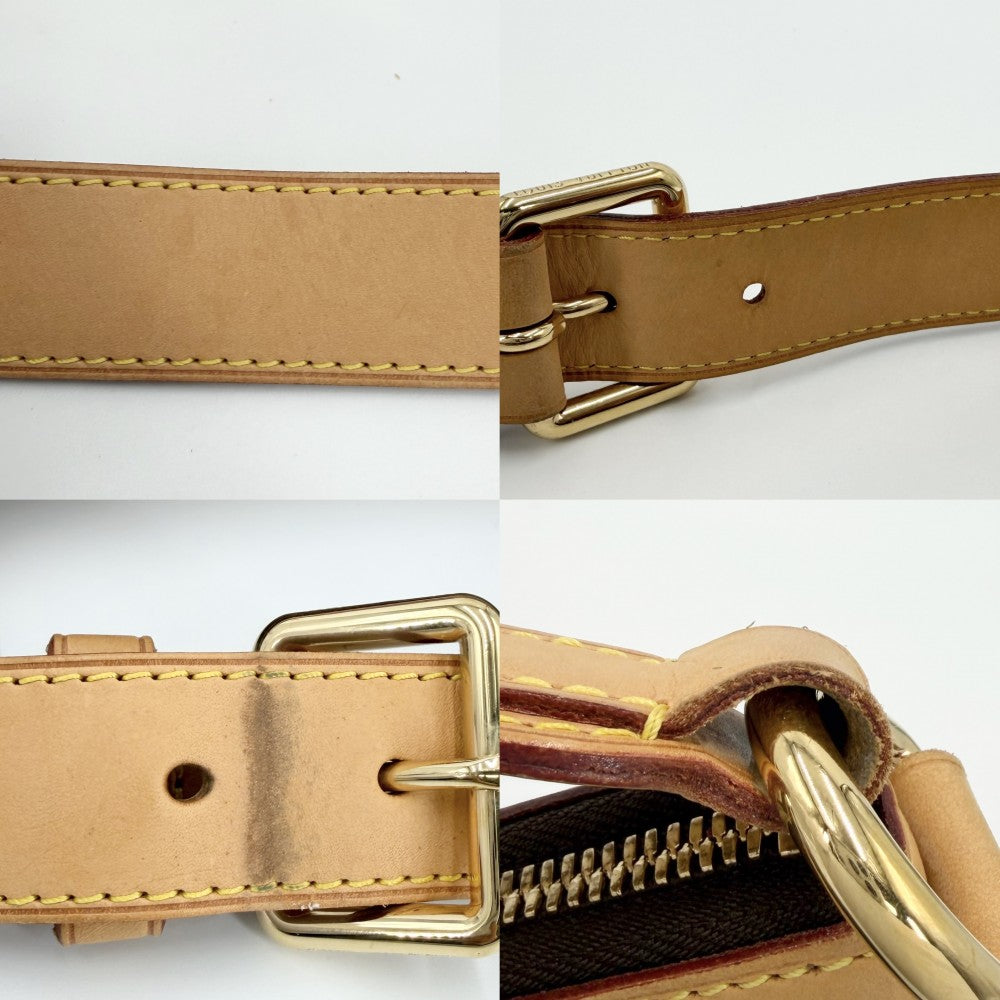 【開店SALE】 LOUIS VUITTON ルイヴィトン ハンドバッグ モノグラム テムズPM セミショルダーバッグ M56384 ブラウン 茶 ゴールド金具 レディース【中古品】