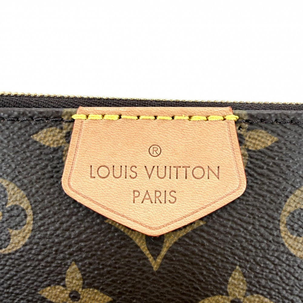 【開店SALE】 LOUIS VUITTON ルイヴィトン ショルダーバッグ モノグラム ミュルティポシェットアクセソワール 2WAY ハンドバッグ ローズクレール M44840 ブラウン 茶 ピンク ゴールド金具 レディース【中古品】