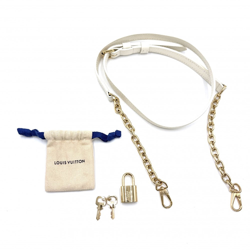 LOUIS VUITTON ルイヴィトン 2WAY ショルダーバッグ バイカラ―モノグラムアンプラント スピーディバンドリエール20 ミニハンドバッグ M46875 クリーム ピンク系 ゴールド金具 レディース【中古品】