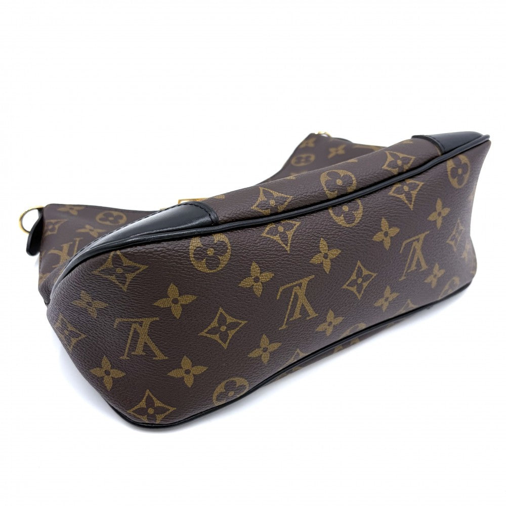 LOUIS VUITTON ルイヴィトン ショルダーバッグ モノグラム ブーローニュＰM ブラック 黒 M45831 ノワール ブラウン 茶 ゴールド金具 レディース【中古品】