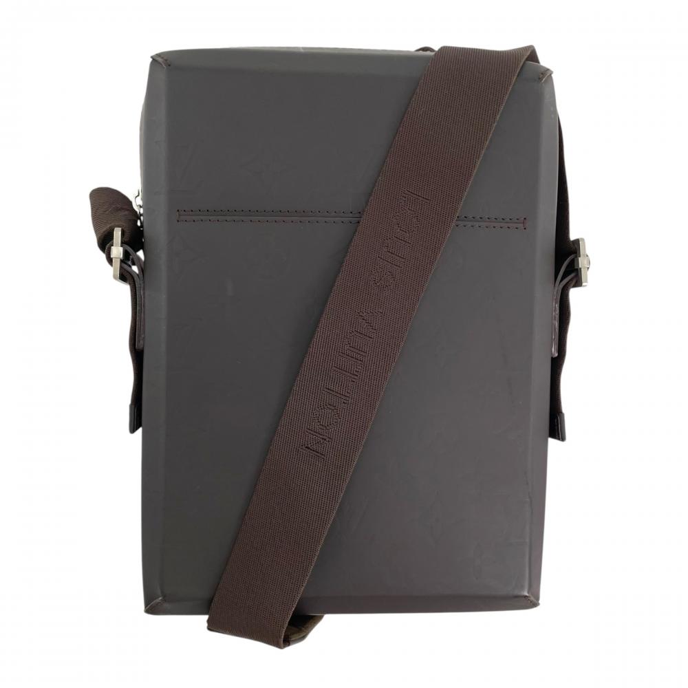 LOUIS VUITTON ルイヴィトン ショルダーバッグ モノグラムグラセ ボビー M46520 カーフ ブラウン 茶 シルバー金具 メンズ【中古品】