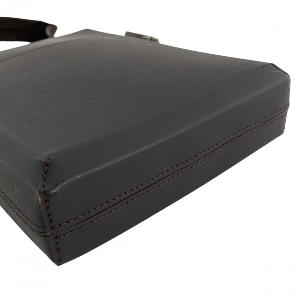 LOUIS VUITTON ルイヴィトン ショルダーバッグ モノグラムグラセ ボビー M46520 カーフ ブラウン 茶 シルバー金具 メンズ【中古品】