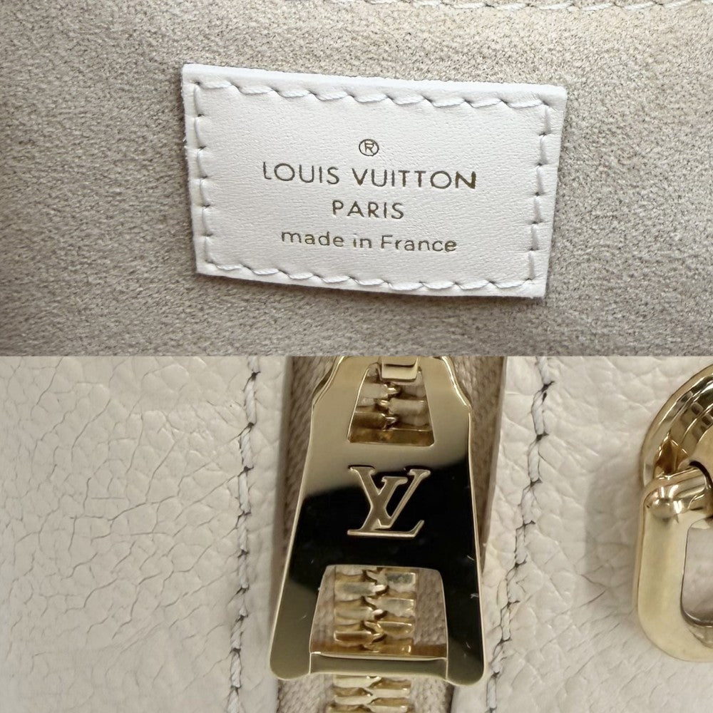 LOUIS VUITTON ルイヴィトン 2WAY プティットマル ハンドバッグ ショルダーバッグ M45394 モノグラムアンプラント クレーム ゴールド金具 レディース【中古品】