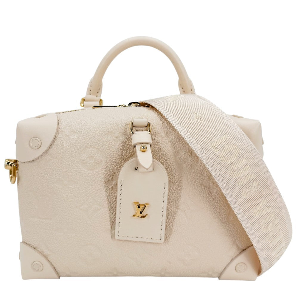 LOUIS VUITTON ルイヴィトン 2WAY プティットマル ハンドバッグ ショルダーバッグ M45394 モノグラムアンプラント クレーム ゴールド金具 レディース【中古品】