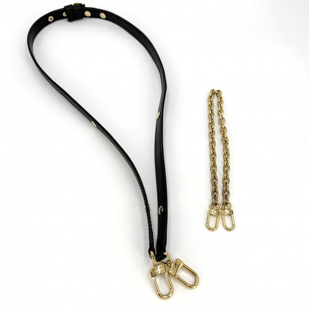 LOUIS VUITTON ルイヴィトン 2WAY モノグラム ブーローニュPM ハンドバッグ ショルダーバッグ ブラック 黒 M45831 ノワール ブラウン 茶 ゴールド金具 レディース【中古品】