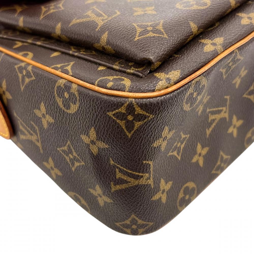 LOUIS VUITTON ルイヴィトン ハンドバッグ ヴィヴァシテGM モノグラム柄 M51163 モノグラムキャンバス ブラウン 茶 ゴールド金具 レディース【中古品】