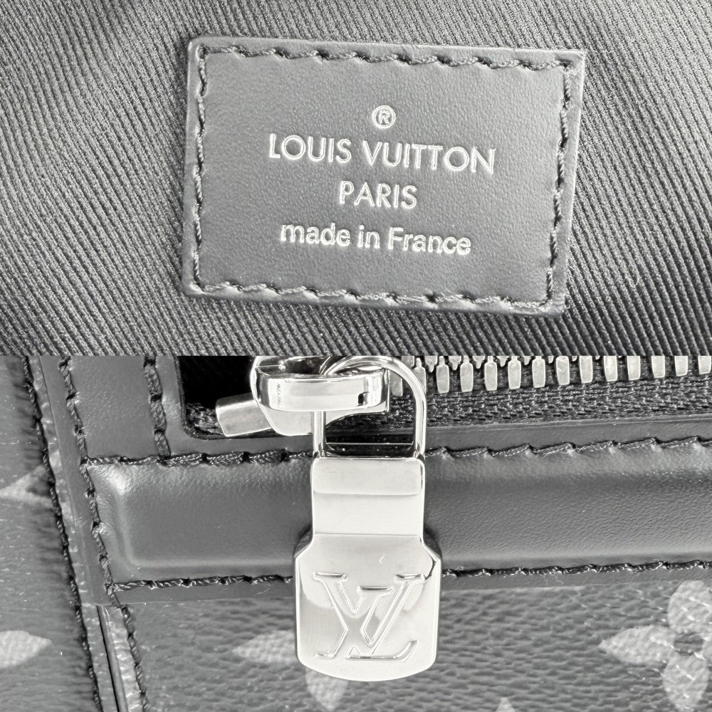 LOUIS VUITTON ルイヴィトン ショルダーバッグ モノグラムエクリプス オデッセイメッセンジャーPM M44223 ブラック 黒 シルバー金具 メンズ【中古品】