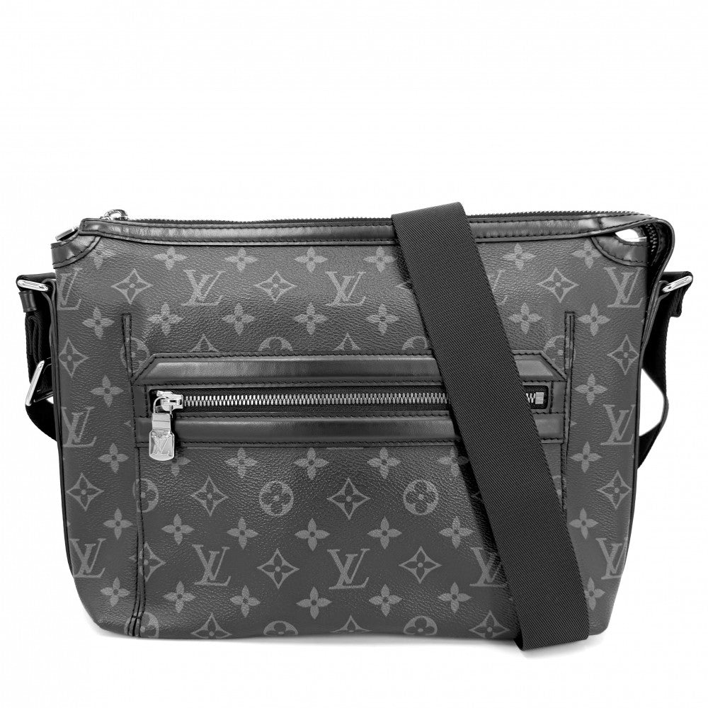 LOUIS VUITTON ルイヴィトン ショルダーバッグ モノグラムエクリプス オデッセイメッセンジャーPM M44223 ブラック 黒 シルバー金具 メンズ【中古品】