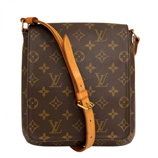 LOUIS VUITTON ルイヴィトン ショルダーバッグ ミュゼット・サルサ M51258 モノグラムキャンバス ブラウン 茶 ゴールド金具 レディース【中古品】