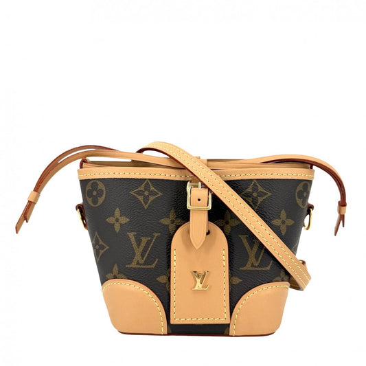LOUIS VUITTON ルイヴィトン ショルダーバッグ ノエ パース M57099 モノグラムキャンバス ブラウン 茶 ゴールド金具 レディース【中古品】