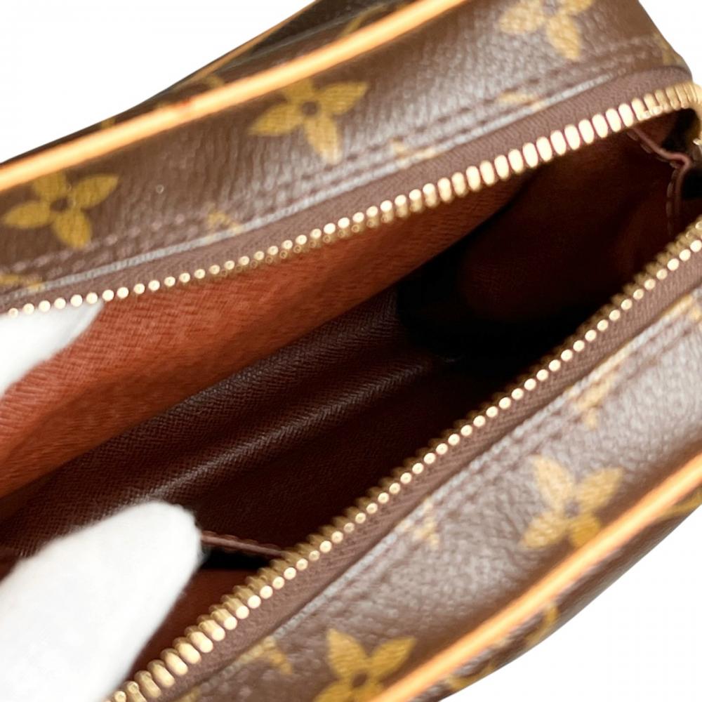 LOUIS VUITTON ルイヴィトン ショルダーバッグ モノグラム アマゾン 2層式 M45236 モノグラムキャンバス ヌメ革 ブラウン 茶 ゴールド金具 レディース【中古品】