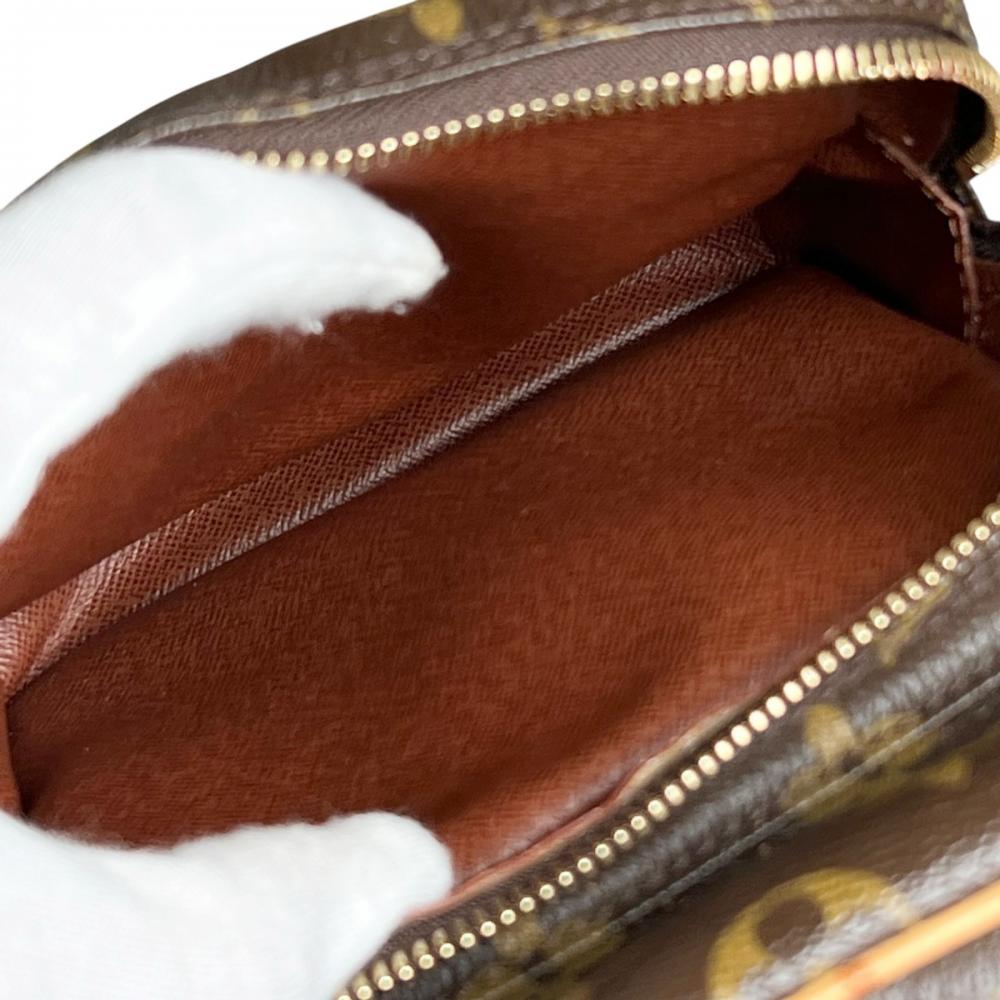 LOUIS VUITTON ルイヴィトン ショルダーバッグ モノグラム アマゾン 2層式 M45236 モノグラムキャンバス ヌメ革 ブラウン 茶 ゴールド金具 レディース【中古品】
