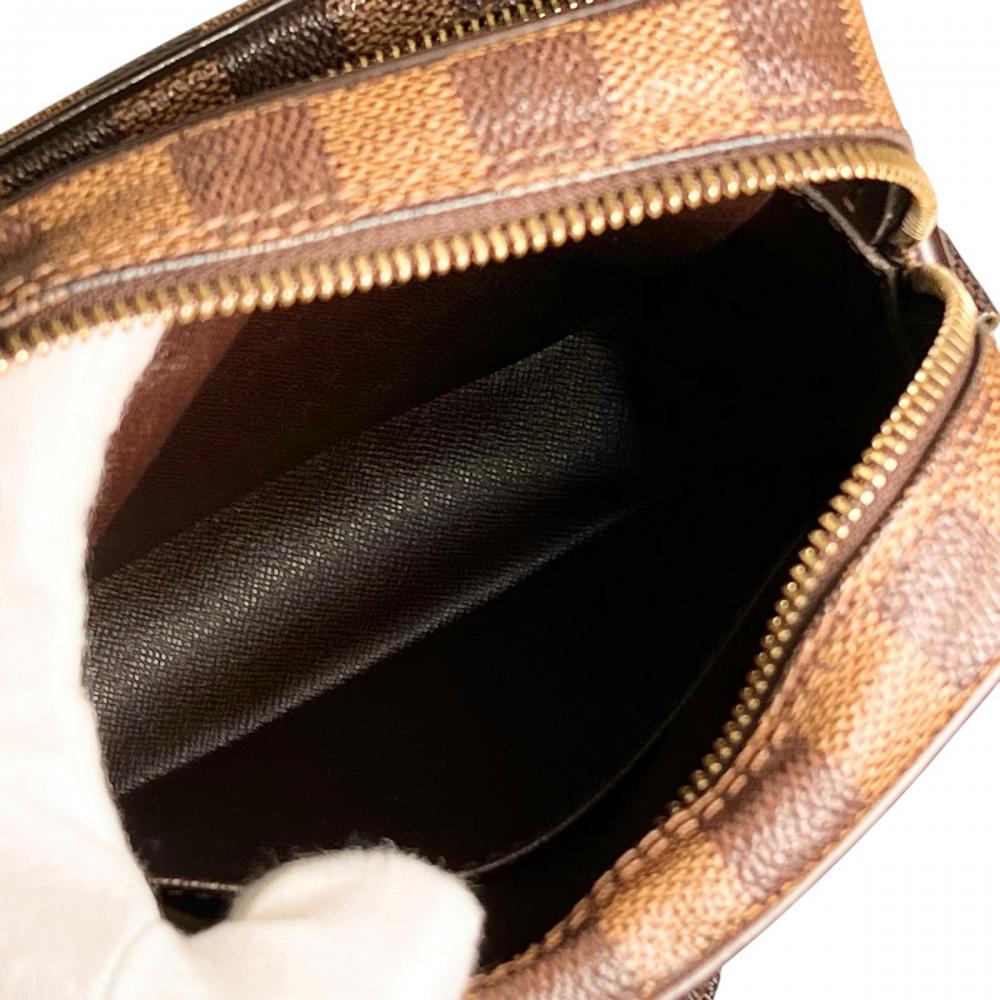 LOUIS VUITTON ルイヴィトン ショルダーバッグ ダミエ アマゾン スペシャルオーダー N48074 ダミエキャンバス レザー ブラウン 茶 ゴールド金具 レディース【中古品】