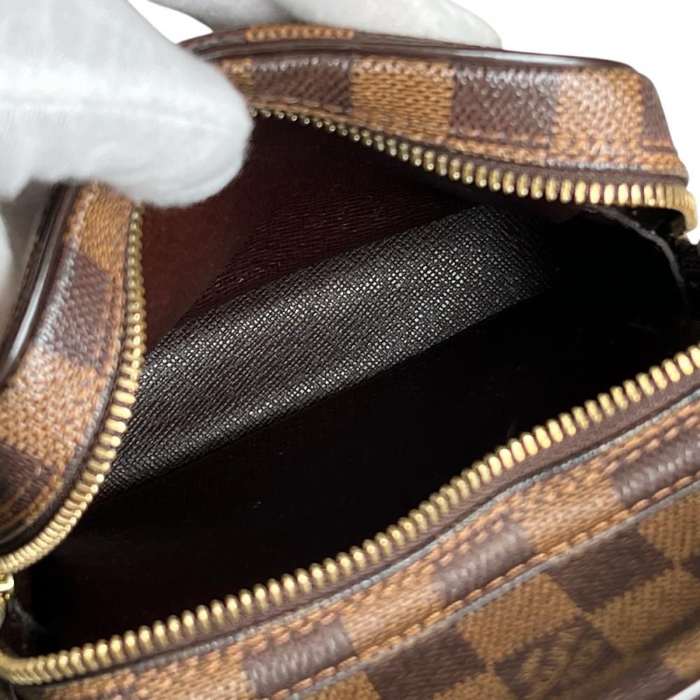 LOUIS VUITTON ルイヴィトン ショルダーバッグ ダミエ アマゾン スペシャルオーダー N48074 ダミエキャンバス レザー ブラウン 茶 ゴールド金具 レディース【中古品】