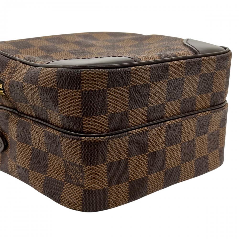 LOUIS VUITTON ルイヴィトン ショルダーバッグ ダミエ アマゾン スペシャルオーダー N48074 ダミエキャンバス レザー ブラウン 茶 ゴールド金具 レディース【中古品】