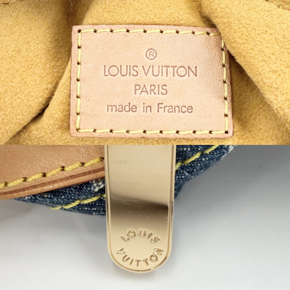 LOUIS VUITTON ルイヴィトン ハンドバッグ バギーGM ワンハンドバッグ M95048 モノグラムデニム ブルー 青 ゴールド金具 レディース【中古品】