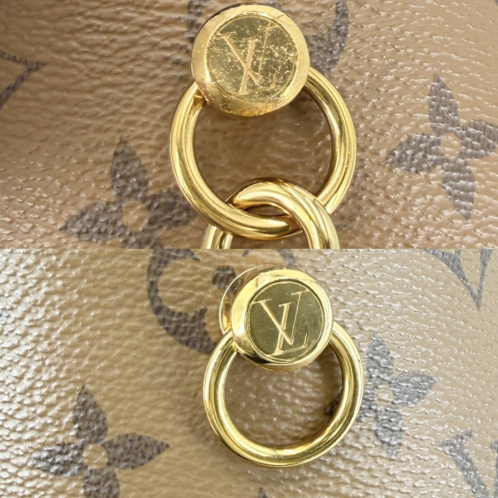 LOUIS VUITTON ルイヴィトン 2WAY カンヌ バニティバッグ ハンドバッグ ショルダーバッグ M43986 ブラウン 茶 ブラック 黒 ゴールド金具 レディース【中古品】