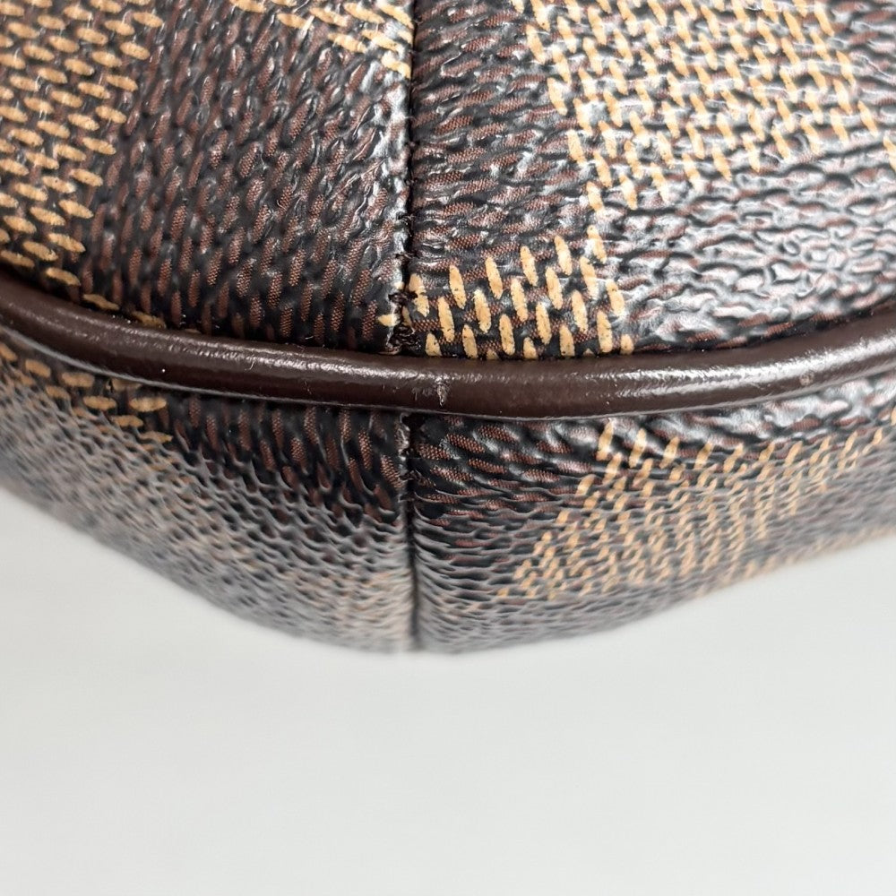 LOUIS VUITTON ルイヴィトン ショルダーバッグ ミュゼットタンゴ ロングショルダー N51301 ダミエキャンバス ブラウン 茶 ゴールド金具 レディース【中古品】