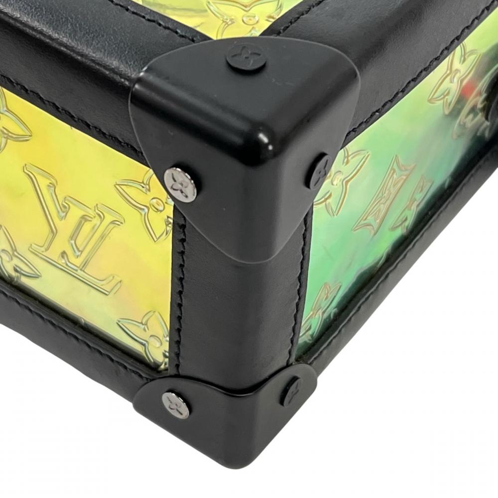 LOUIS VUITTON ルイヴィトン ショルダーバッグ プリズム ソフトトランク モノグラム M55932 レザー マルチカラー ブラック金具 メンズ【中古品】