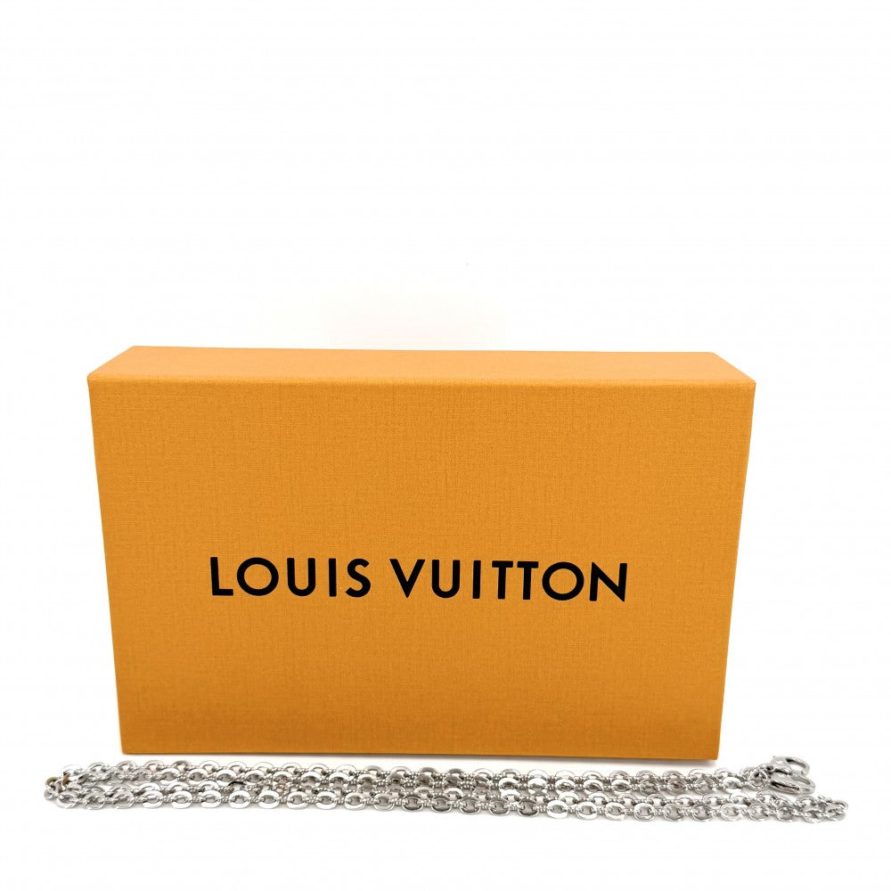 LOUIS VUITTON ルイヴィトン ショルダーバッグ モノグラムジャイアント LVエスカル ポシェット ドゥーブル ジップ M69124 ブルー 青 シルバー金具 メンズ【中古品】
