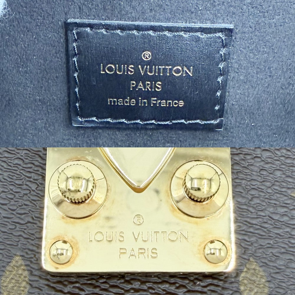LOUIS VUITTON ルイヴィトン 2WAY モノグラムリバース ポシェットメティスMM ハンドバッグ ショルダーバッグ M44876 ブラウン 茶 ゴールド金具 レディース【中古品】
