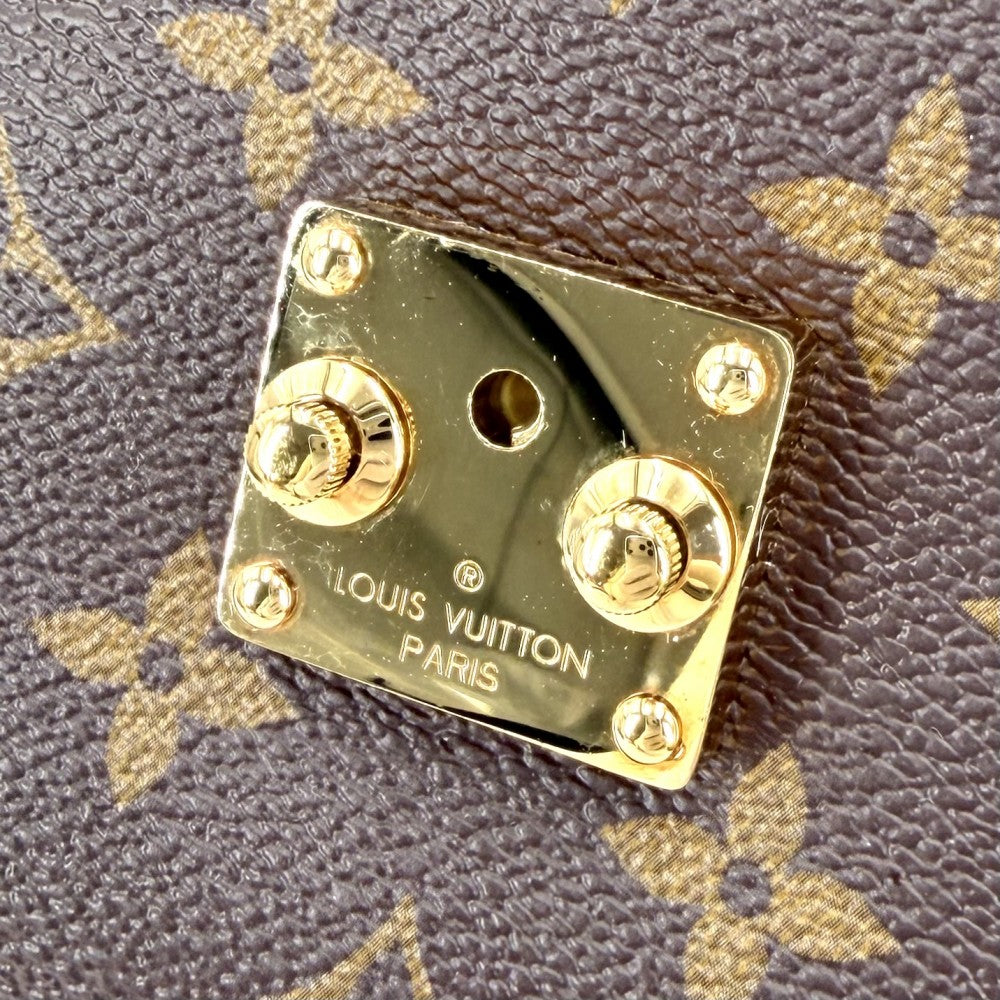 LOUIS VUITTON ルイヴィトン 2WAY モノグラムリバース ポシェットメティスMM ハンドバッグ ショルダーバッグ M44876 ブラウン 茶 ゴールド金具 レディース【中古品】