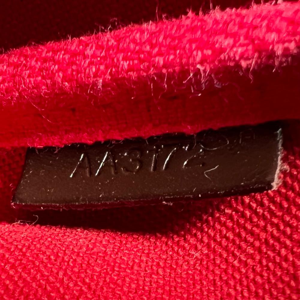 LOUIS VUITTON ルイヴィトン ハンドバッグ ダミエ・エベヌ エヴァ N55213 ダミエキャンバス レザー ブラウン 茶 ゴールド金具 レディース【中古品】