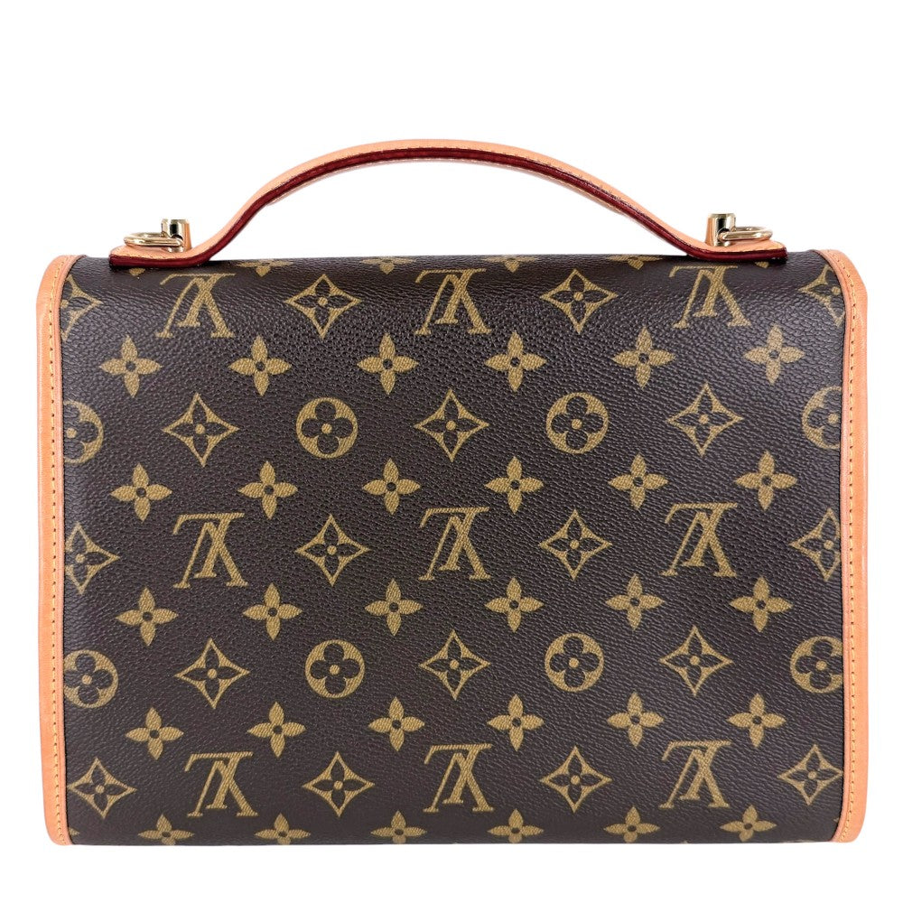 LOUIS VUITTON ルイヴィトン 2WAY ベルエア ハンドバッグ ショルダーバッグ M51122 モノグラムキャンバス ブラウン 茶 ゴールド金具 レディース【中古品】